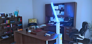 Purity Light UVC Sanitation Light in an office
